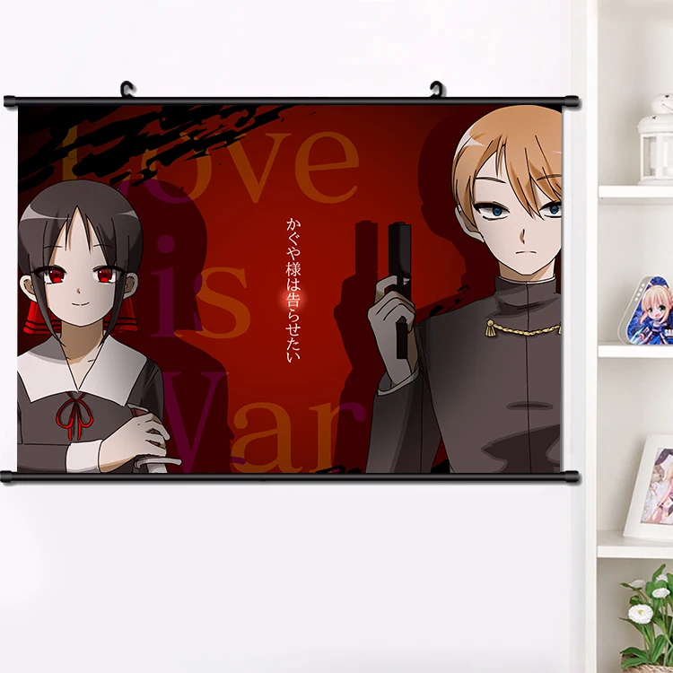 Японское аниме Kaguya sama: Love Is War Shinomiya настенный свиток для манги семейное украшение