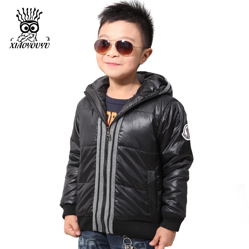 Sale ! Little Boy Winter Cotton Coats Kids Fashion Hooded Jacket