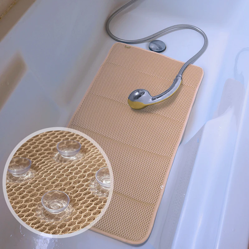 Casa de Banho com Ventosa Esteira da Banheira Tapete do Banheiro Anti-skid Almofada Chuveiro 3d