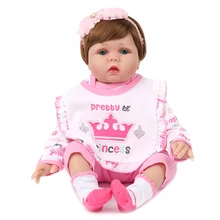 alive 55cm silicone reborn babies dolls Pretty princess bonecas lifelike  toddler adorable girl reborn Children Best Gifts toy