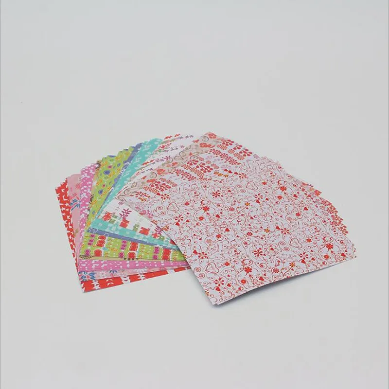 72 листа 15X15 см разного цвета, квадратные 12 виды узоров Бумага ремесла Бумага для складывания оригами цветок узорной бумаги s DIY подарок для детей
