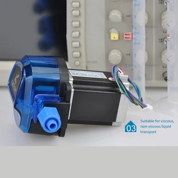 

Kamoer KHL Miniature Peristaltic Pump Stepper Motor High Precision 12/24V 1800ml/min High Repeatability Long Life