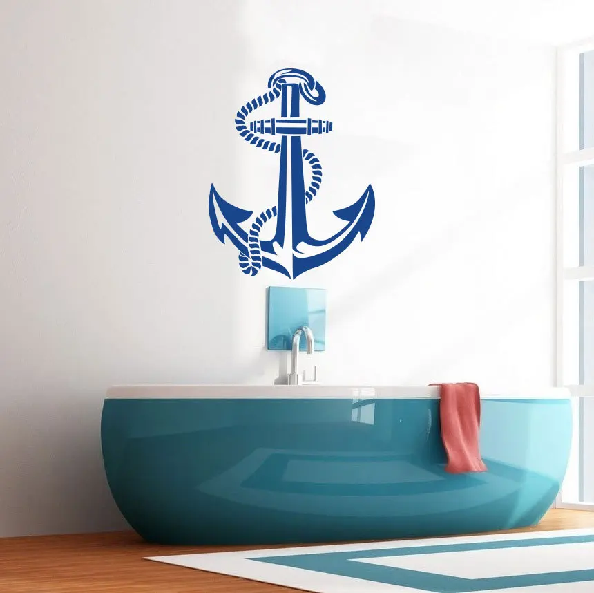 Anchor Wall Decal Art Decor Sticker Vinyl Nautical wall decal for