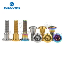 Wanyifa Titanium Bolts M8x20 22 30 33mm Screws Hex Socket Head for Motorcycle Yamaha Disc Brake Screw Suzuki Refit Bolt