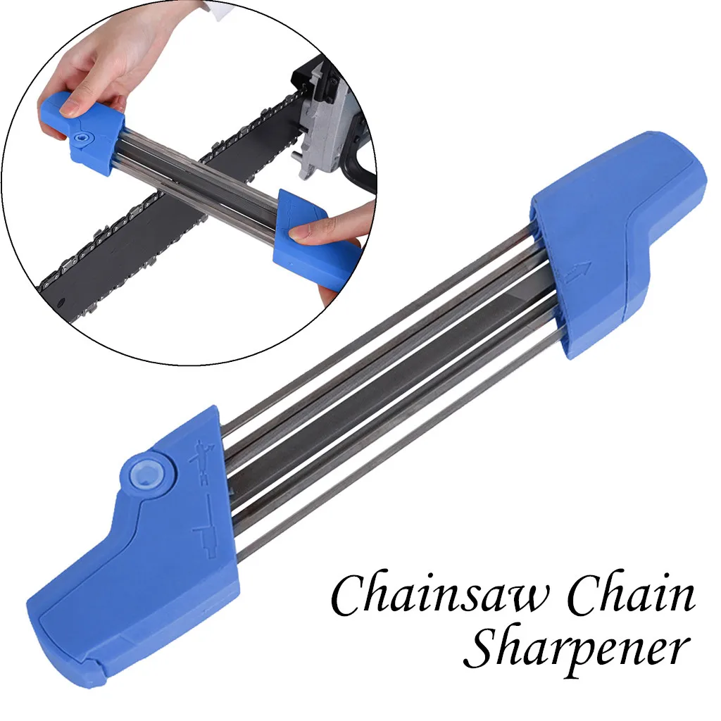 Easy File 2 In 1 Chainsaw Chain Sharpener 5/32P 4.8mm Chain Grinding Tool Professional Chain Saw Sharpener#T20