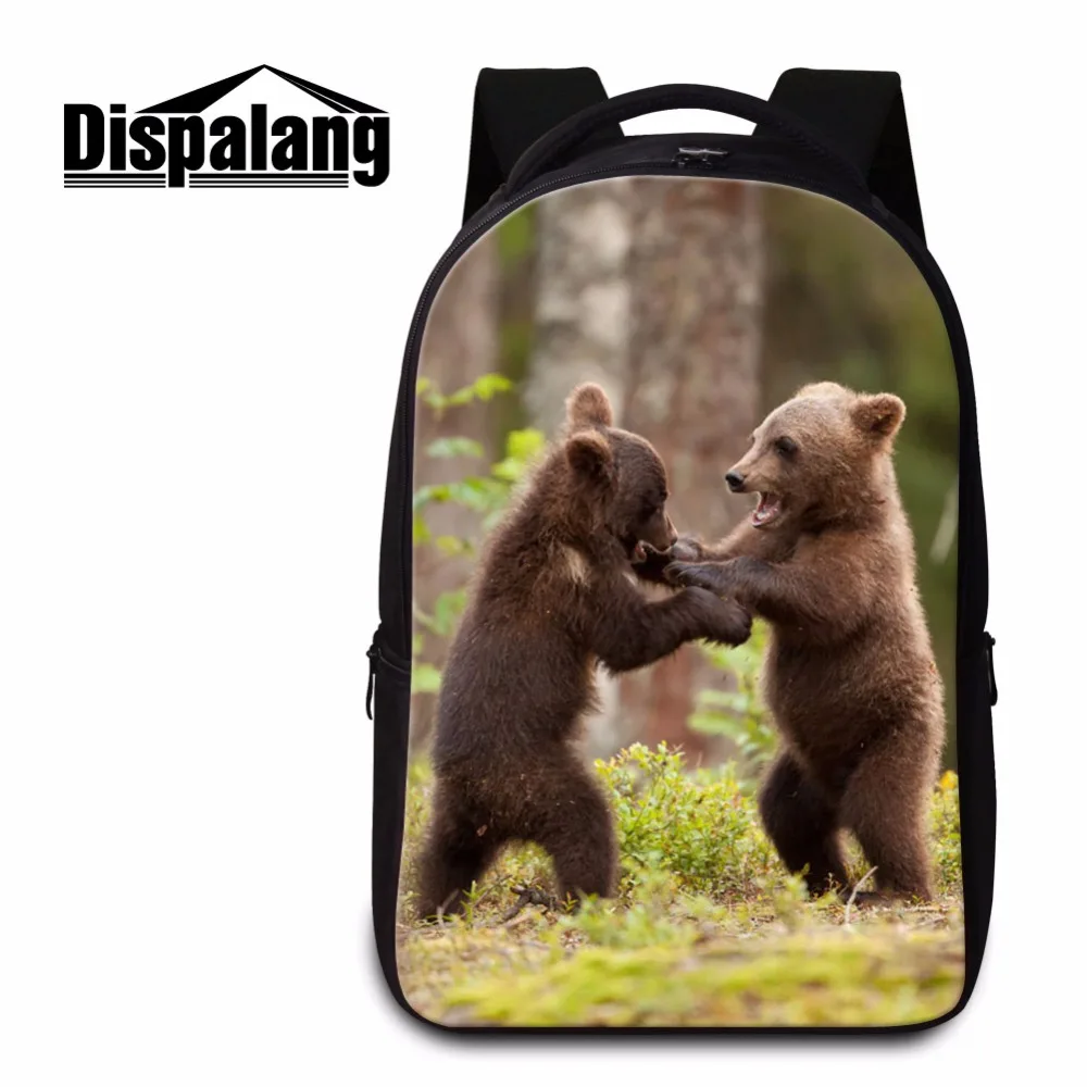 Dispalang High Quality Bear Print Backpack for Teenagers Cute Animal School Bookbags Laptop Back Pack for College Girls Mochilas bookbags-for-girls : image Dispalang High Quality Bear Print Backpack for Teenagers Cute Animal School Bookbags Laptop Back Pack for College Girls Mochilas bookbags-for-girls