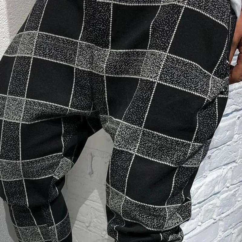 Plaid Pants Men Jogger Hip Hop Sweatwear Men's Hip Hop Pants Man Trousers Pocket Elastic XXXL Sweatpants Male Trousers Plaid Pants Men Jogger Hip Hop Sweatwear Men's Hip Hop Pants Man Trousers Pocket Elastic XXXL Sweatpants Male Trousers
