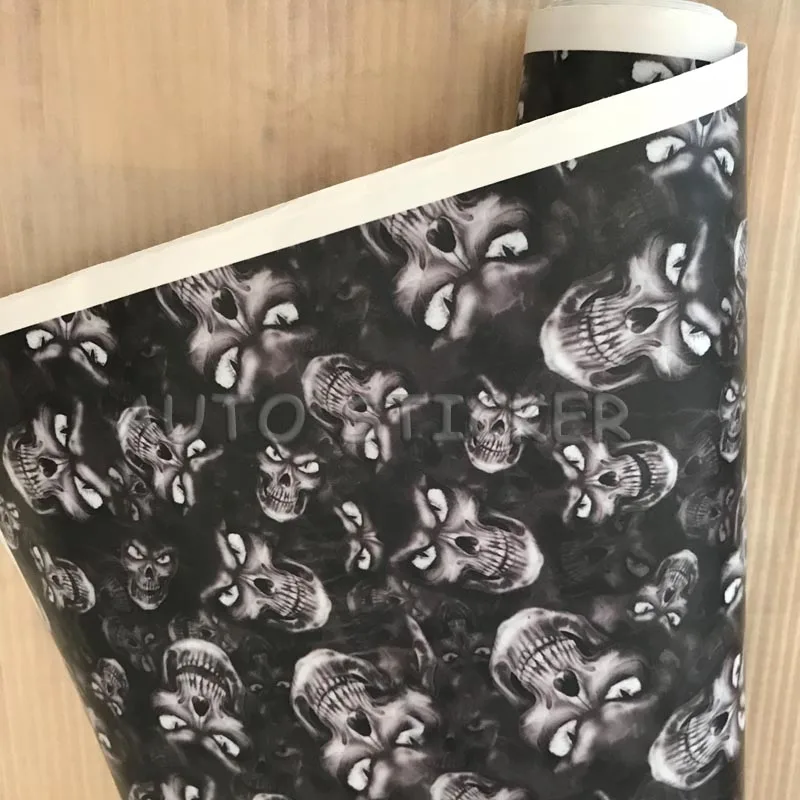 horrible skull camo vinyl car wraps 2