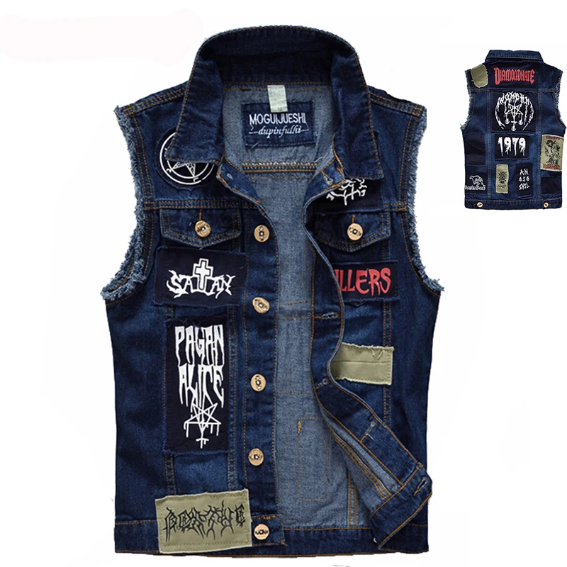 jaqueta jeans punk