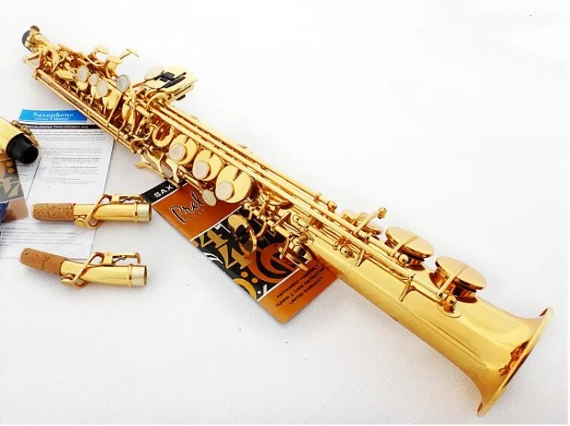 

Genuine Selmer France SS-610 Soprano saxophone Bb tone treble straight tube Professional level playing mouthpiece Accessories