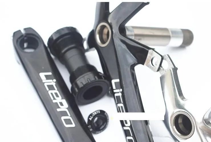 

litepro one forged integrated folding bike spline crankset part for 41T 43T 45T 46T 47T 52T 53T 54T 64T BYA412 SP8 P8 bike part