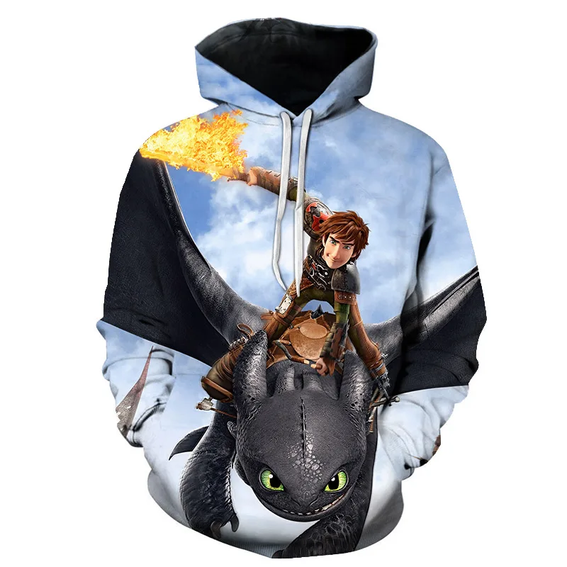 How To Train Your Dragon Hoodie Sweatshirt Men Long Sleeve