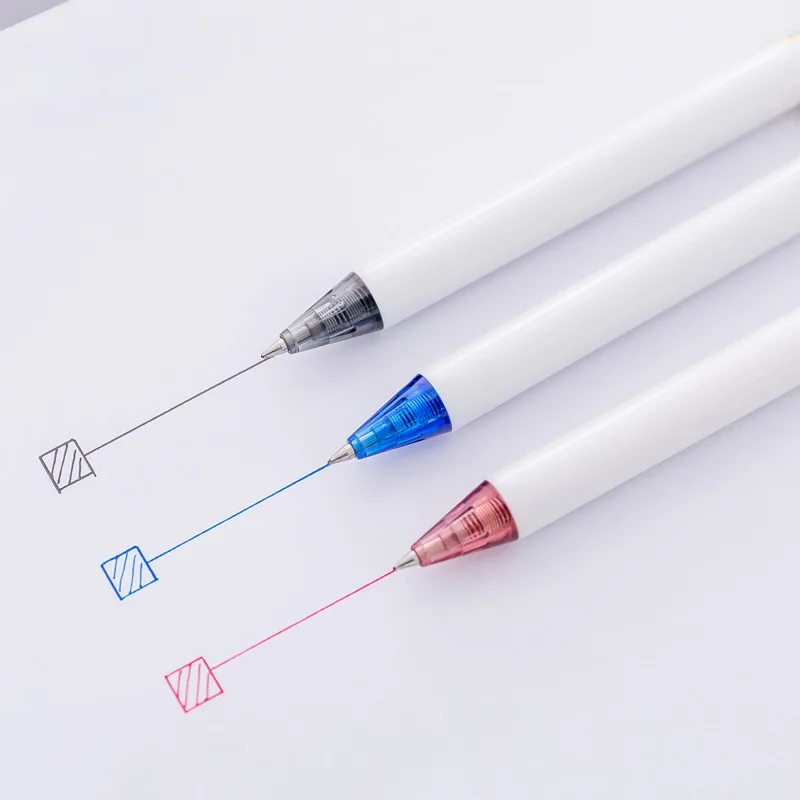

2pcs/lot Black Blue Red Colored Pens Pressed Gel Pen Ink Pen Office School Supply Chancery Pen Stationery Back To School Gifts