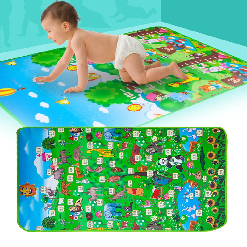 

180cm x 90cm x 0.5cm Baby Child Crawling Mat Game Mat Baby Play Kid Toy Rug Colorful