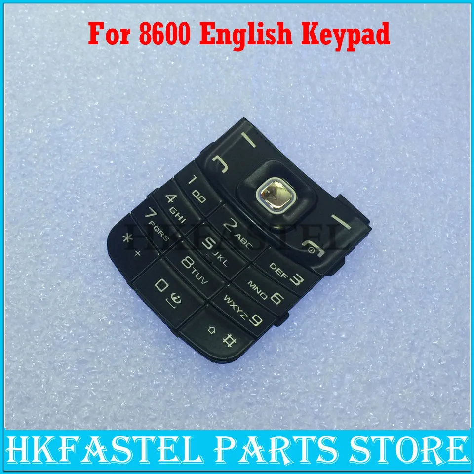 

HKFASTEL New original Cover For Nokia 8600 Luna Mobile Phone Housing English Keypad Case Replacement Cover Parts