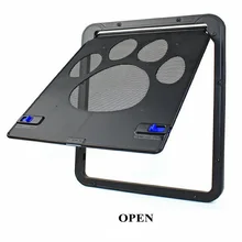 Porte pour animaux de compagnie nouveau coffre-fort verrouillable écran magnétique extérieur chiens chats fenêtre porte maison entrer librement mode joli jardin facile installer