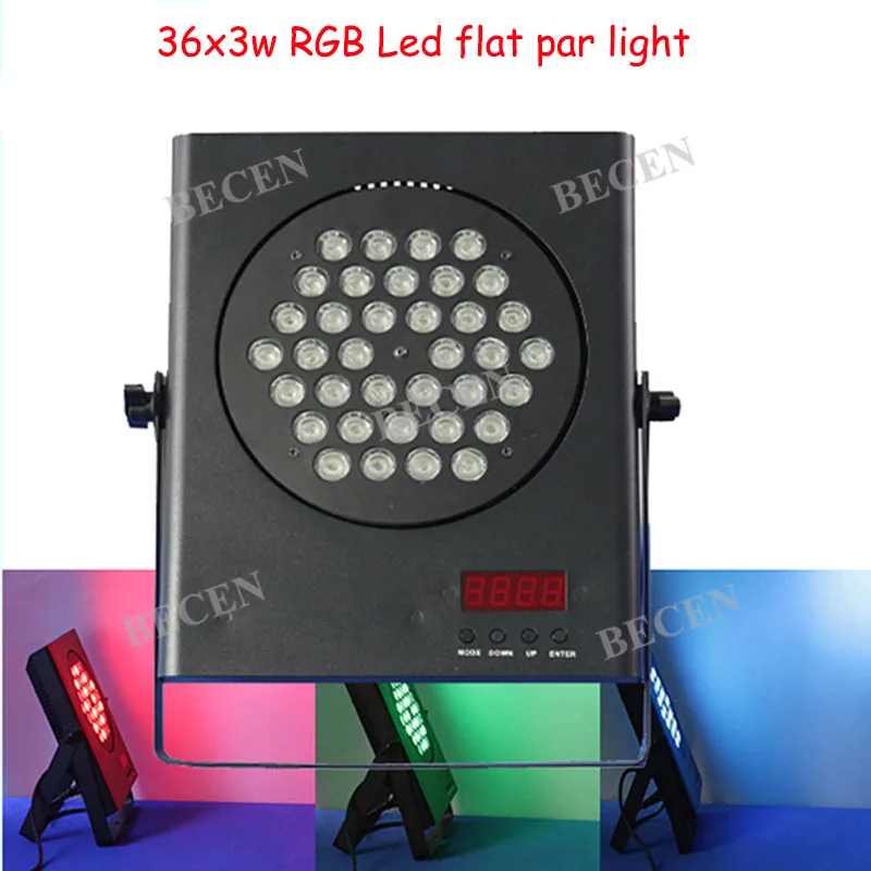 

36x3w led flat par can light RGB LED lamp dj stage lighting for stage club