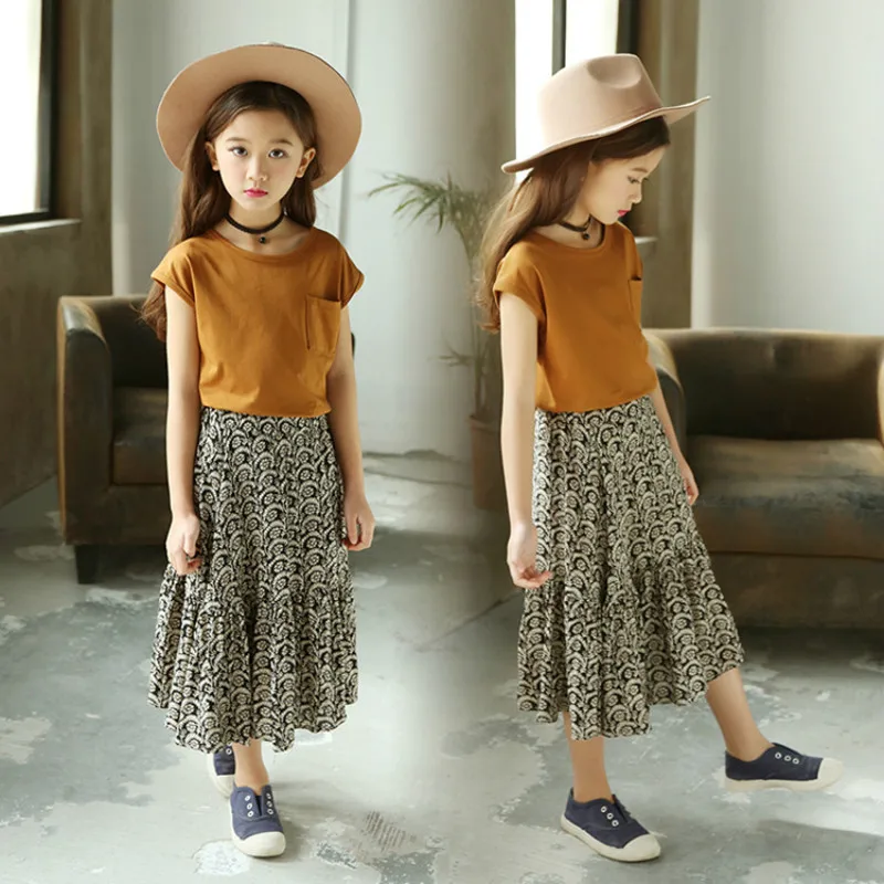 

Children's Clothing Set 2019 Summer Brand Girl Baby Suit Kids Fishtail Skirt Suit Toddler Two Pieces of Suit for Kids',#2867
