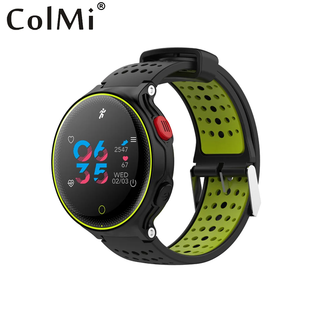 

ColMi 2018 Smartwatch Waterproof IP68 Blood Pressure Oxygen Heart Rate Monitor Bracelet Fitness Ultra-long Standby Smart Watch