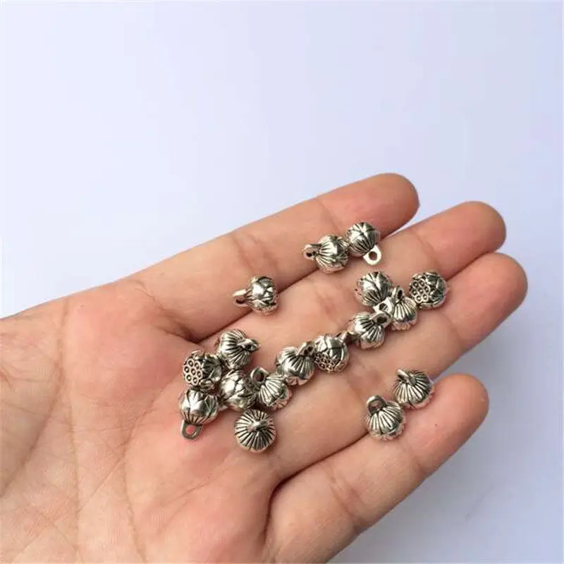 

Flower Europe Beads Diy End Beads Bronze and Silver Alloy Fit Europe Beads Diy Charm Bracelets Jewelry Findings Gift 30pcs T685