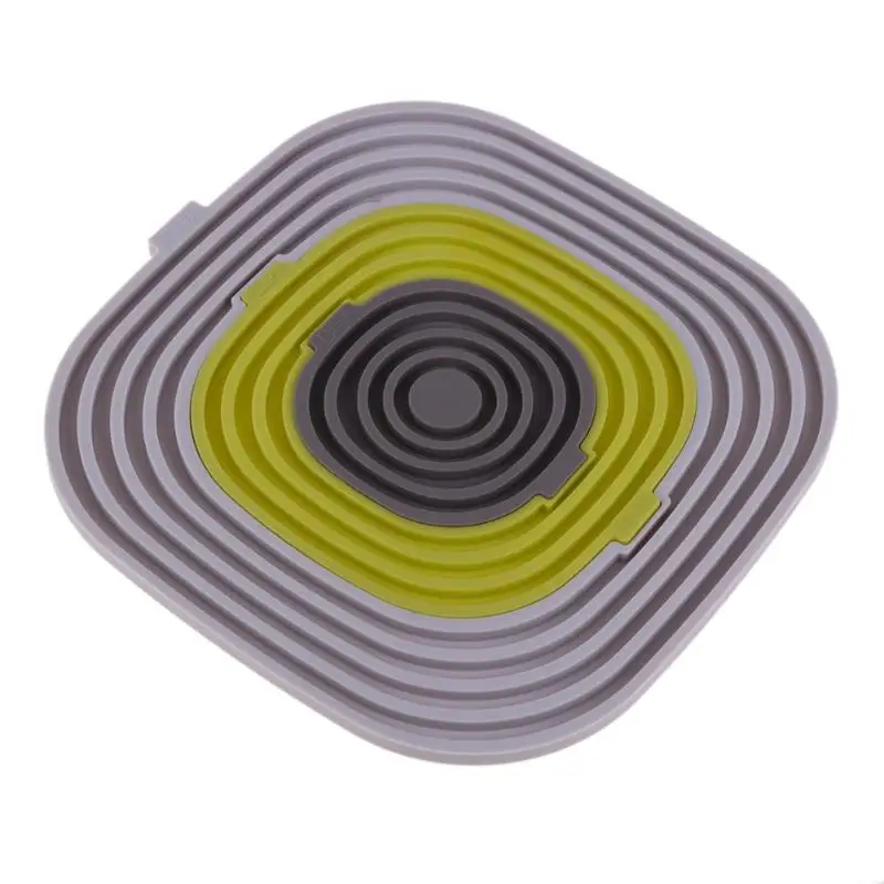 

3pcs/set High Temperature Insulated Mat Non-slip Heat Resistant Pad Silicone Oven Pot Coasters Cup Holder Cushion Placemat