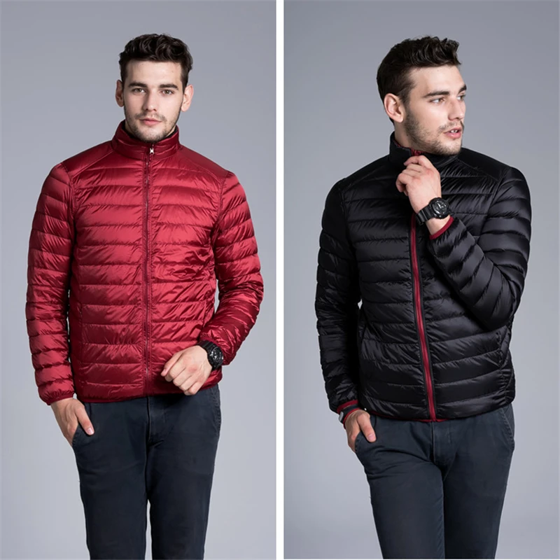  2018 Winter New Fashion Men Coats White Duck Down Men's Jackets overcoatoutwearparkatrench S-XXXL