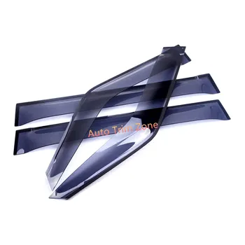 

4PCS Plastic Outside Door Window Deflector for Nissan Patrol Y62 2010-2017