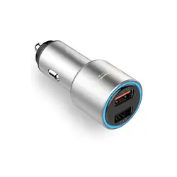 Автомобиль Зарядное устройство металлический корпус двойной Порты usb 2.4A Макс 5 В 14QC3. 0