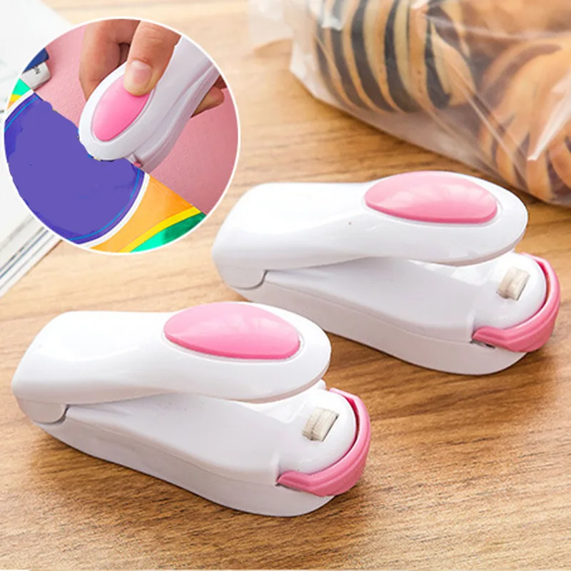 1 шт. портативный бытовой Термоупаковщик|mini capper|food sealseal plastic bags sealer |
