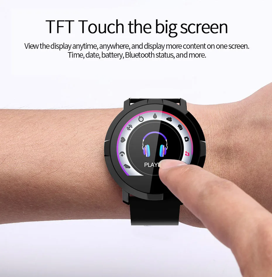 COLMI Smart Watch 1.22 inch IPS Round Screen Support Heart Rate Monitor Pedometer SmartWatch For IOS Android_02