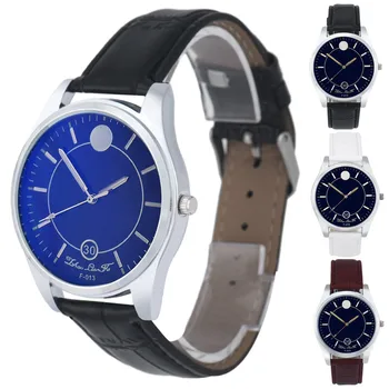 

Gofuly 2020 New Hot Leisure Watches Man Quartz Dial Leather Analog Wrist Watch Round Case Watch Relogio Masculino Hot Sales