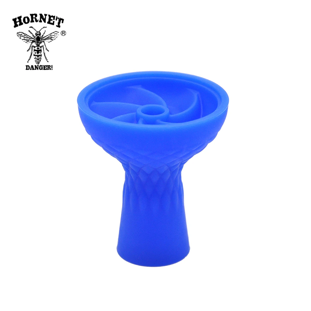 HORNET 6-винты Дизайн Силиконовая чаша для кальяна силиконовая головка для кальян черная Патока чаша