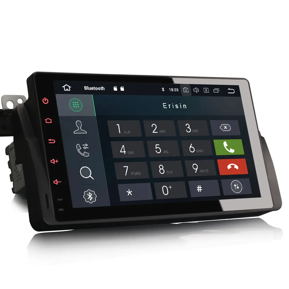 Erisin ES7803B 9 &quotAndroid 8 0 Восьмиядерный 4G RAM автомобильный DVD GPS радио DVR DAB + для BMW 3er E46 M3