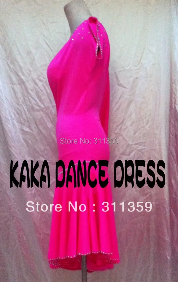 Латинской 2013 нью-конкурс обычная практика танец платье, Танго сальса самба танец платье, Одежда для танцев, Kaka-l130311