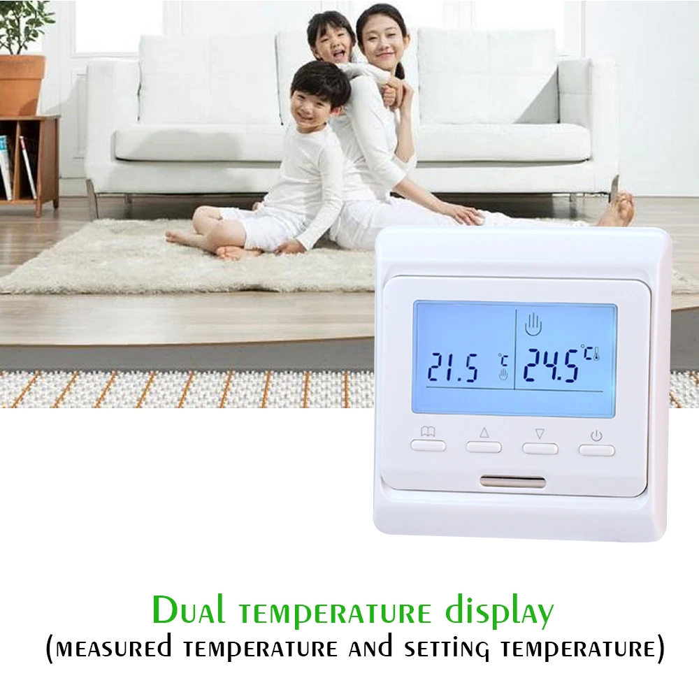 

Anti-freezing Heating Thermostat Panel Incubator Intelligent Temperature Control Switch Overheat Protection Keypad Lock