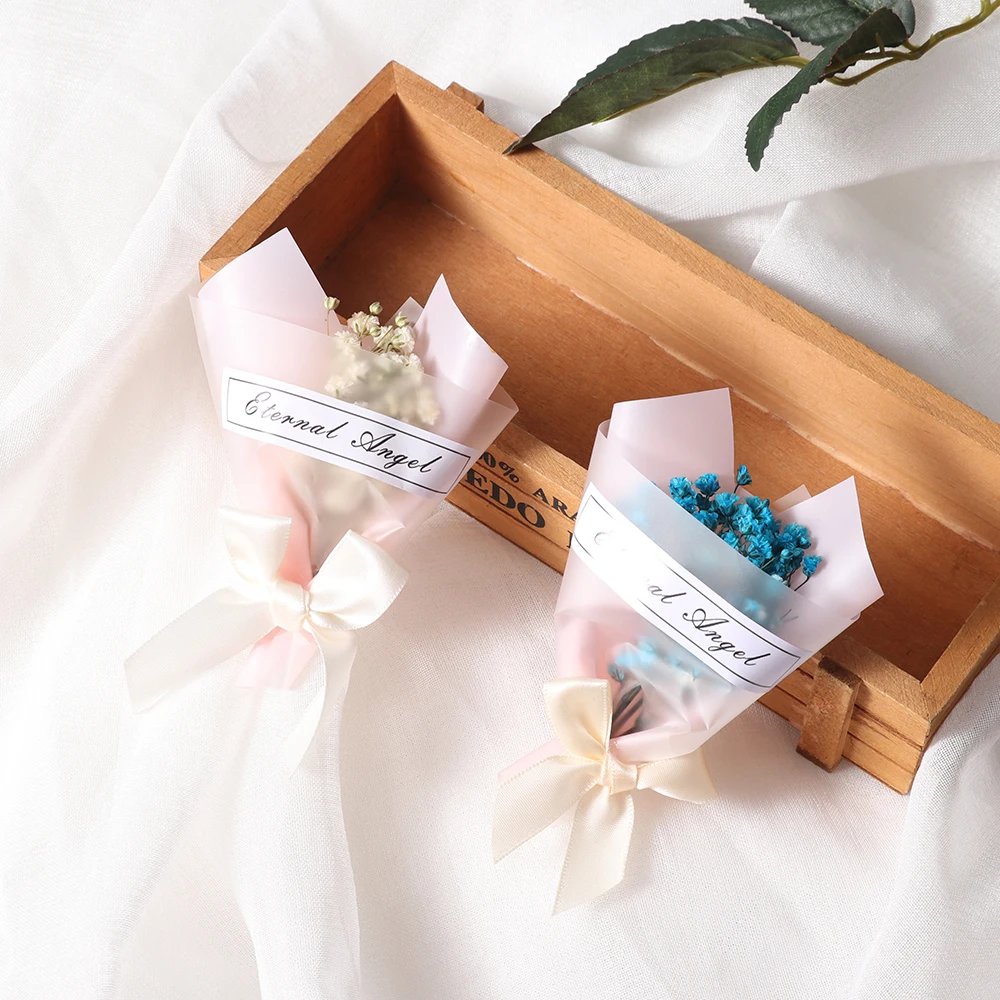

1Pcs/lot DIY Craft Gifts Packing Sky Stars Flowers Mini Gypsophila Natural Dried Flowers for Wedding Home Decoration Photo Props