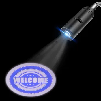 

AIMENGTE Welcome Logo Projection Door light Night light 27 110V 220V Mini LED Led Spot Lamp Home Hotel Bar Projected Night Lamp