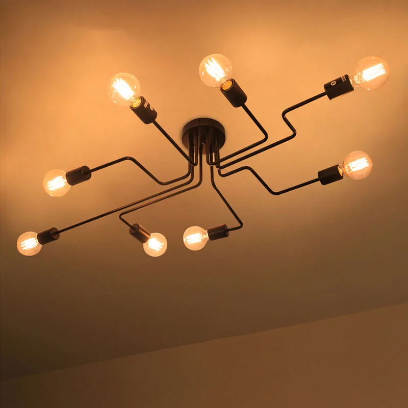 Artpad colgando luces de techo Led Retro lámpara Vintage cocina sala de iluminación de techo de montaje luces lámpara G80 bombilla
