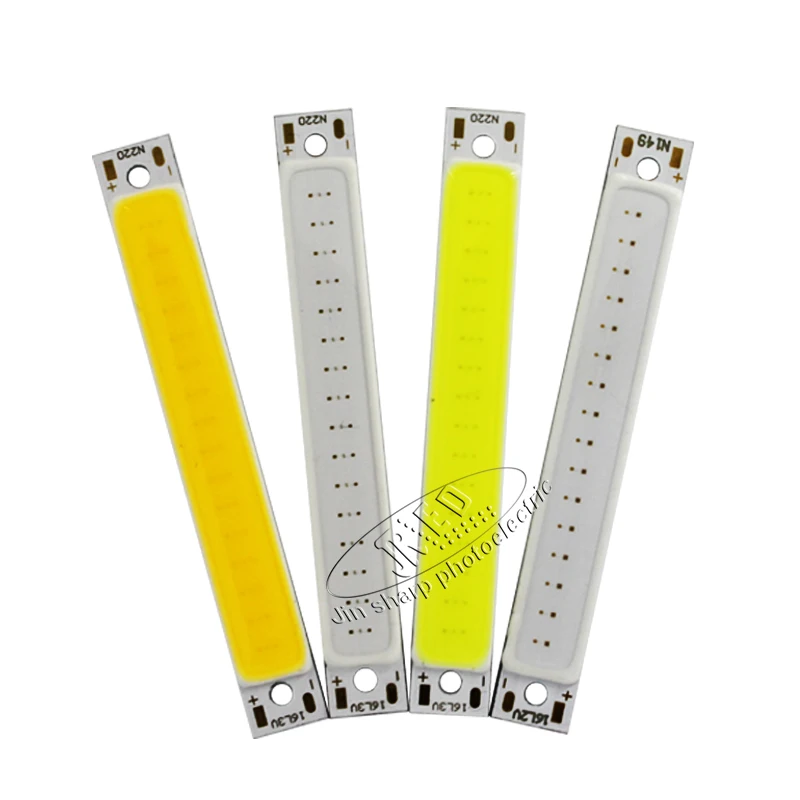 1 Вт 3 светодиодный длинный cob USB 5 в 12 В COB светильник матрица luzes bar 60*8 мм лампочка