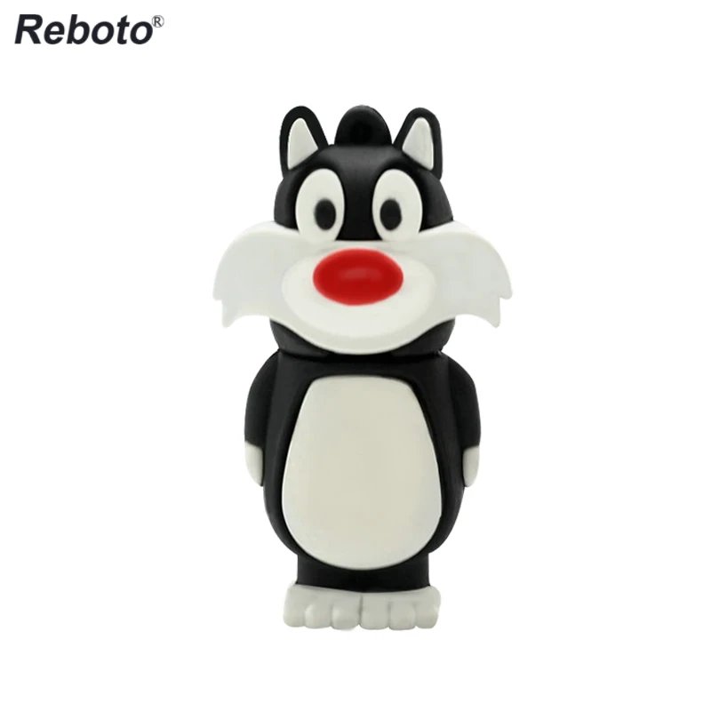 Cartoon Duck Usb Flash Drive 4GB 8GB 16GB 32GB USB Key Lion pendrive Rabbit Cat memory stick pendrive For Tablet PC