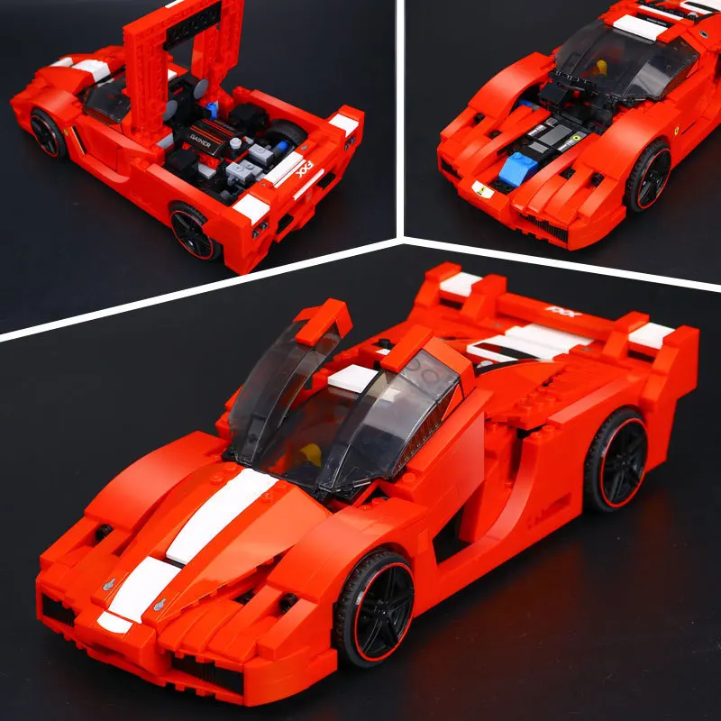 L Models Building toy Compatible with Lego L21009 632PCS Racing Car Blocks Toys Hobbies For Children Model Building Kits