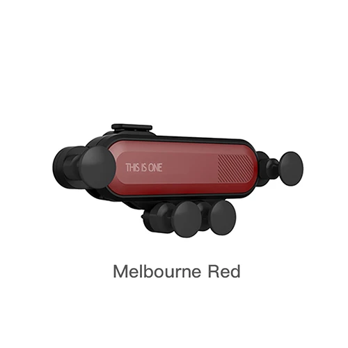 Универсальный автомобильный держатель телефона для телефона в Автомобиле вентиляционное отверстие подставка без магнитный держатель для мобильного телефона для iPhone смартфон Скоба-держатель - Цвет: Красный