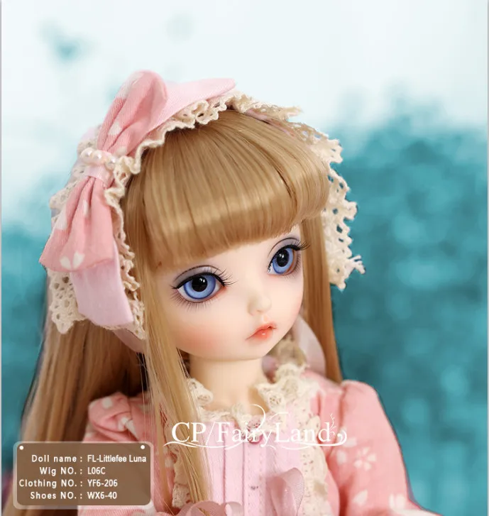 Fairyland Littlefee Luna BJD SD кукла 1/6 модель тела для маленьких девочек и мальчиков глаза высокое качество игрушки магазин смолы фигурка подарки - Цвет: Full set in NS aspic