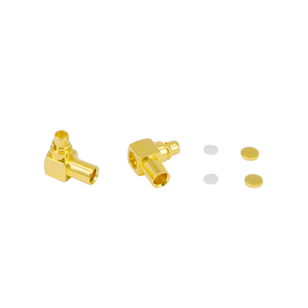 

10 Pieces MMCX Male Right Angle Semi Rigid RG405 RF Coaxial Connector