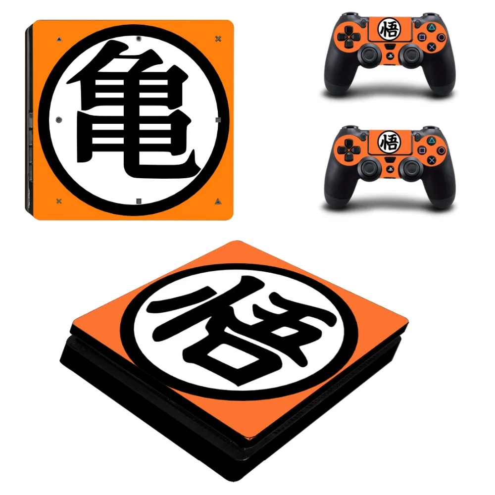 Аниме Dragon Ball и Super Goku PS4 Slim Skin стикер для консоли Sony PlayStation 4 контроллеров наклейка