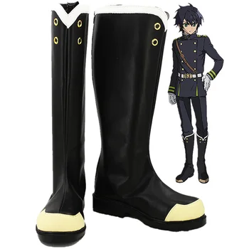 Seraph of the End Yuichiro Hyakuya Owari no Seraph Cosplay Boots Shoes custom-made the rising of the shield hero itsuki kawasumi shoes cosplay boots custom made any size