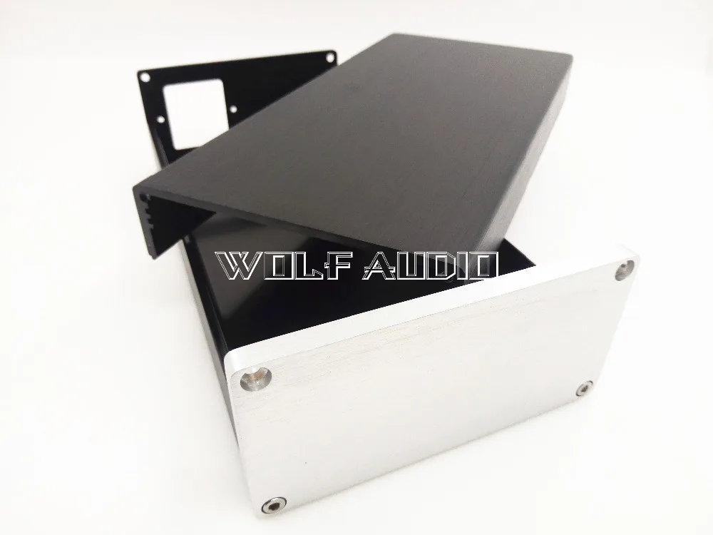 1005 Full Aluminum Amplifier Chassis Mini AMP Case Preamp Box PSU Enclosure 102 50 208mm