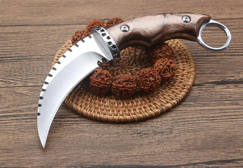 Дешевый Trskt Tyrannosaurus 9Cr18Mov сталь, тактический Karambit фиксированным лезвием cs go Strike коготь ножи с оболочкой, Aggreko ручка