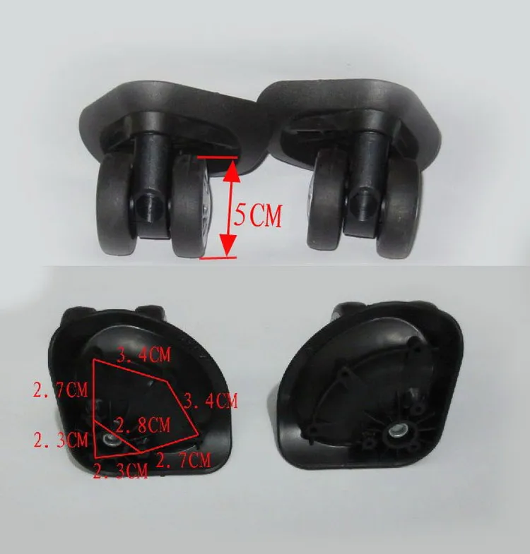 

ABS Trolley Wheel Repair Luggage Accessories Universal Wheel Aircraft Wheel Luggage ELLE Wheel Single