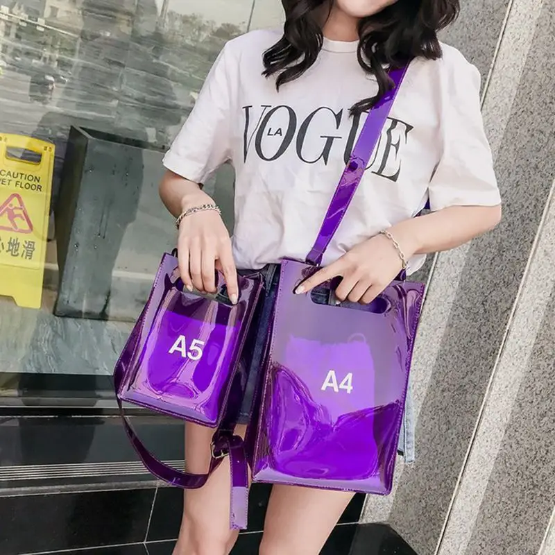 

Fashion Women's PVC Handbag Shoulder Messenger Bag Satchel Tote Purse Bags
